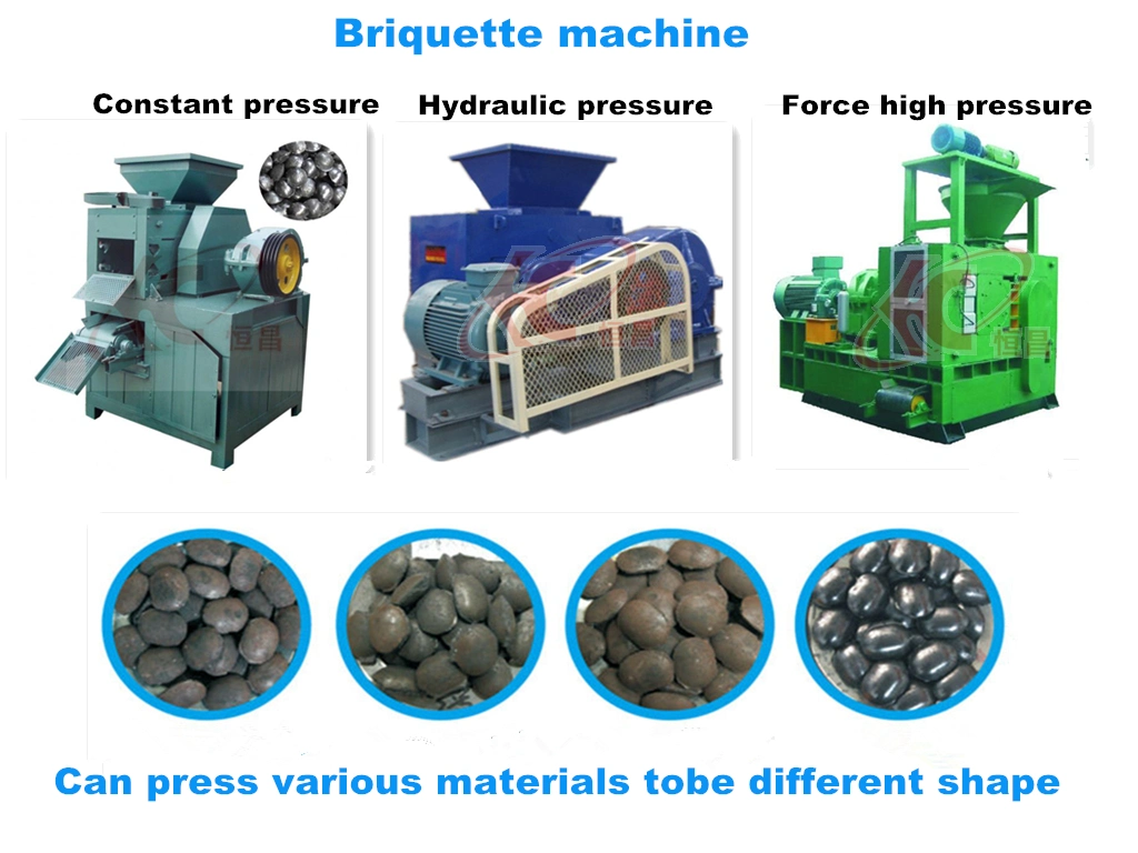 Coke Gypsum Iron Lime Aluminum Powder Sludge Carbon Black Coal Dust BBQ Charcoal Briquette Press Making Machine