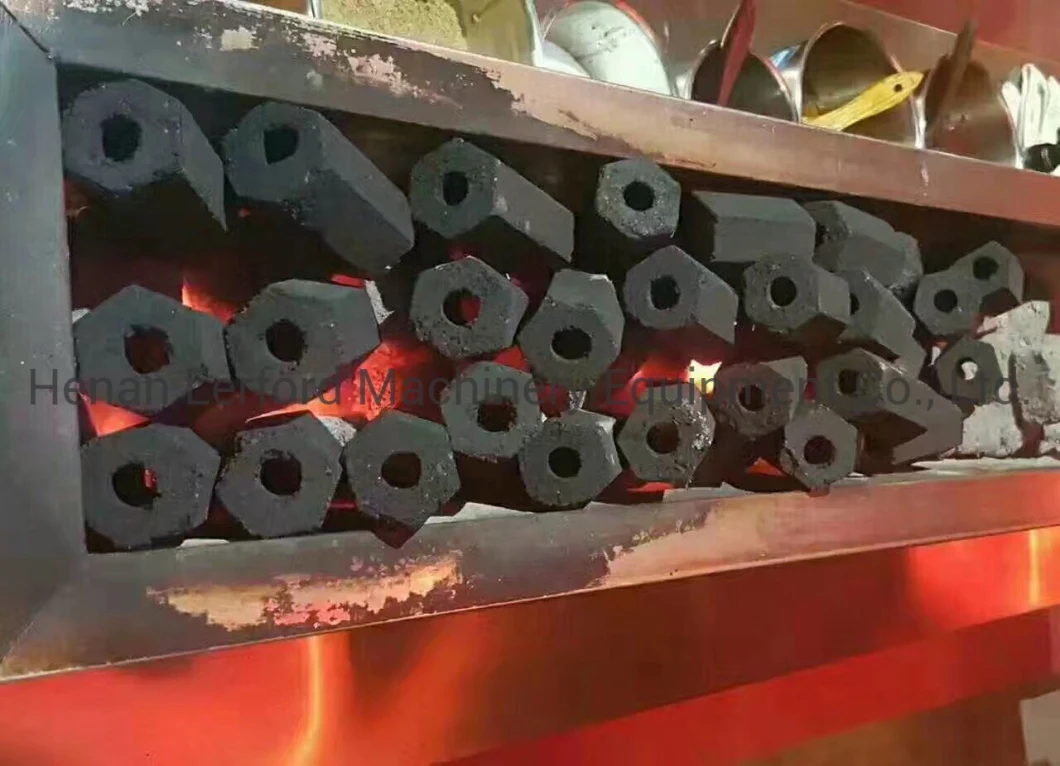 Briquette Production Line, Coal Stick Briquette Extruder