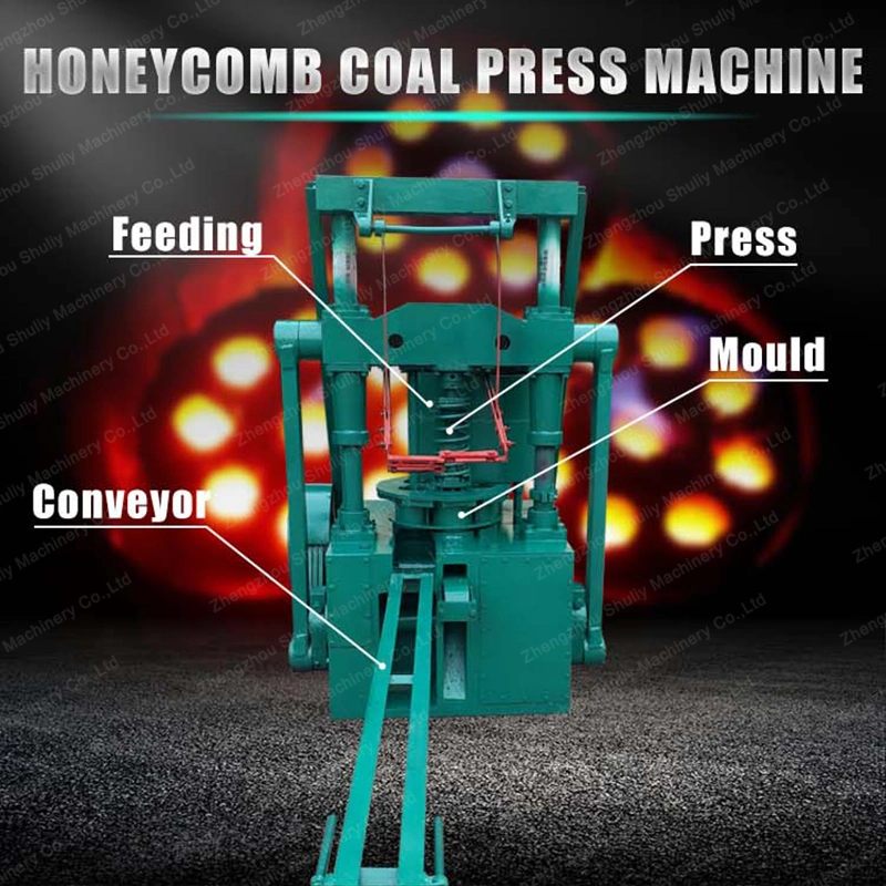 Friendly-Environment Coal/Charcoal Briquette Press/Punching Honeycomb Machine