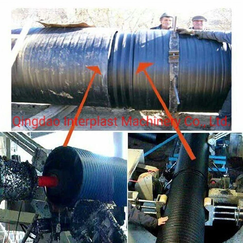 Coal Mine Ventilation HDPE Spiral Hollow Wall Winding Pipe Extruder