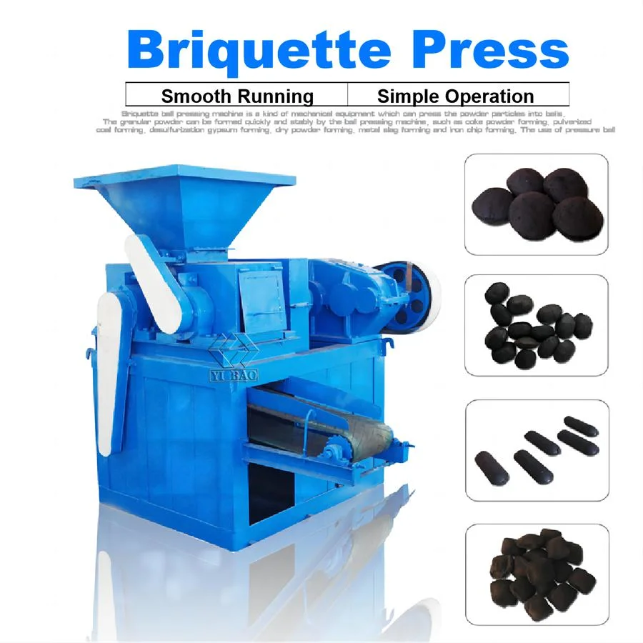 2022 Barbecue Coal Powder Charcoal Ball Press Briquette Machine Charcoal Making Machine with Low Factory Price