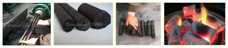 High Productivity Coal Pellet Briquette Machine Charcoal Stick Extruder