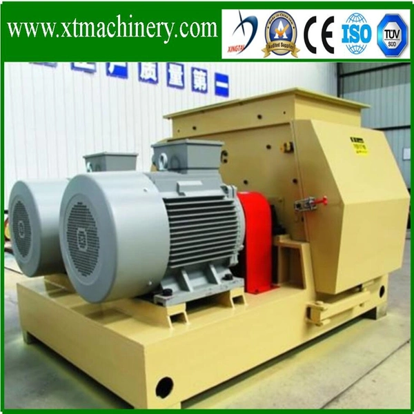 220kw Motor, Double Roller, 132PCS Blades Wood Sawdust Hammer Crusher
