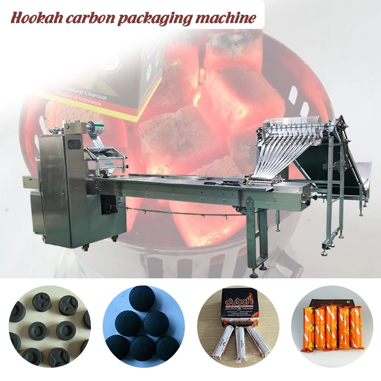 Horizontal Flow BBQ Hookah Shisha Coal Charcoal Briquette Packing Machine