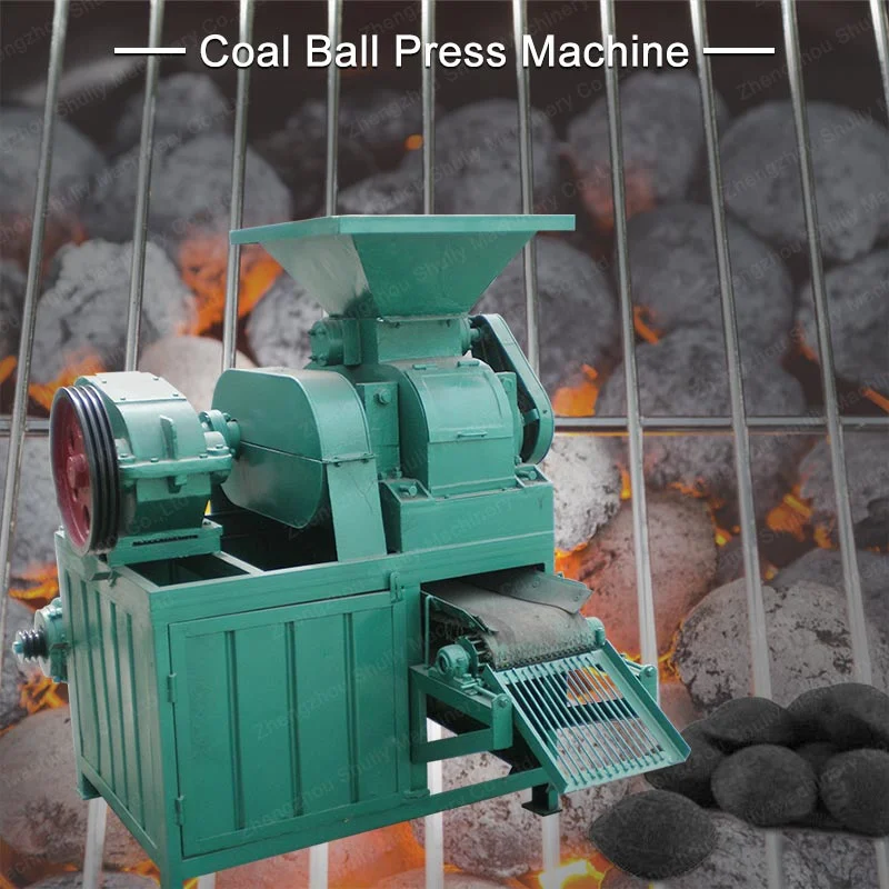China Factory Ball Shape Coal Charcoal Briquette Press Machine