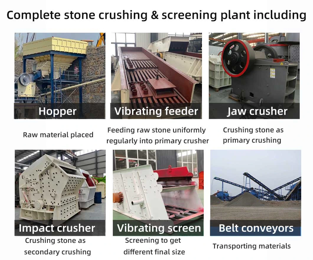 Rock Impact Stone Crusher Machine Line Portable Limestone Mobile Crushing Plant