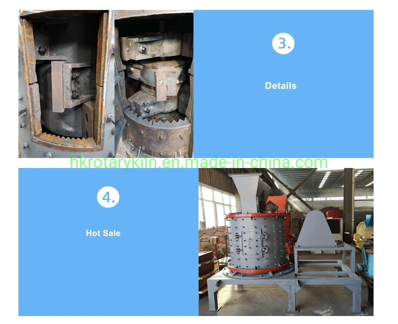Capacity 1-5 Tph Iron Ore/Sandstone Compound Crusher Vertical Hammer Crusher