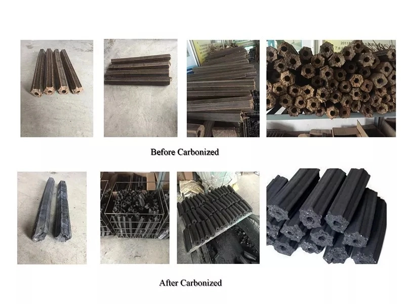 Screw Press Biomass Sawdust Wood Charcoal Coal Briquette Making Machine Price