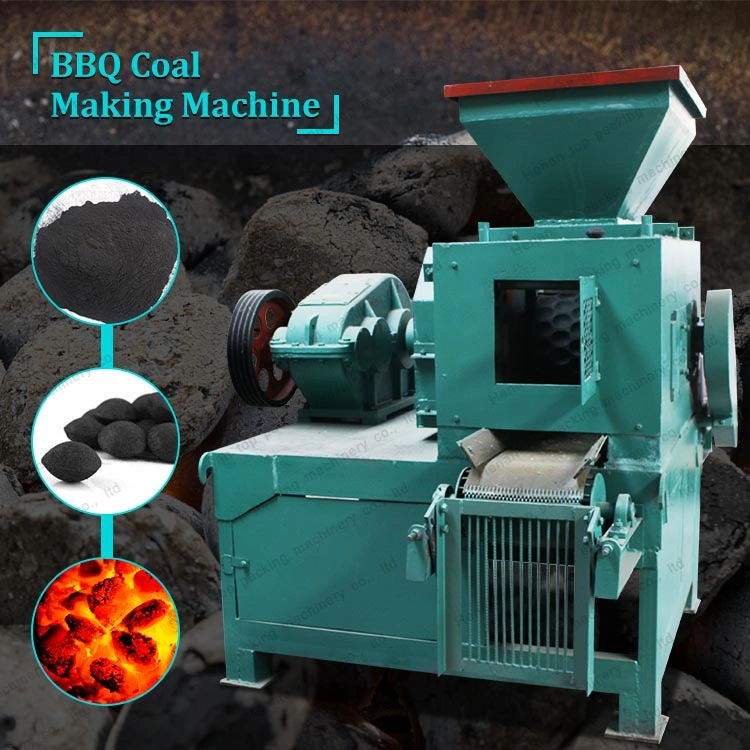 Squeezing Type 50mm Pillow Charcoal Briquette Machine Commercial BBQ Coal Ball Press Machine