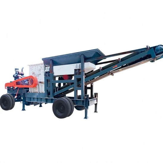 Stone Production Line Mobile Crushing Station Quarry Toggle Jaw Crusher Plant
