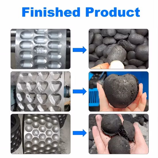 Biomass Briquette Making Machine Charcoal Coal Wood Briquette Extruder