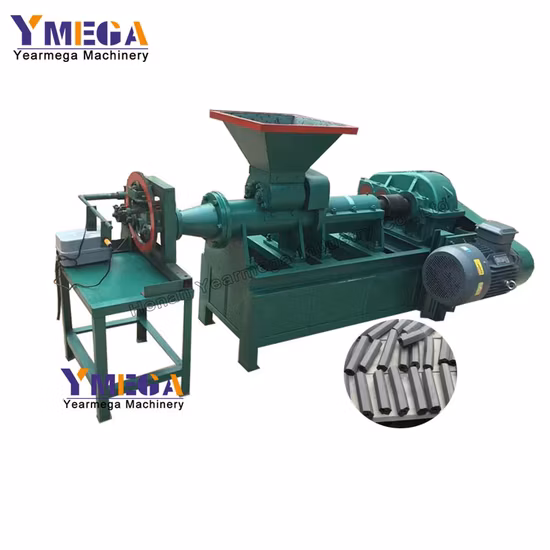 Environmental Protection Equipment New Energy Peat Coal Charcoal Briquette Bar Extruder