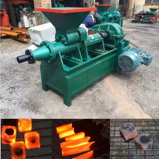 CE Professional Coal Briquette Making Machine Charcoal Extruder for Sale