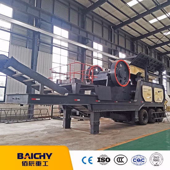 Complete Portable Crushing Plant Price, Quarry Mobile Granite Limestone Gravel Crusher Machine, Aggregate Rock Stone Mobile Crusher